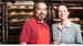 Man and woman in bakery